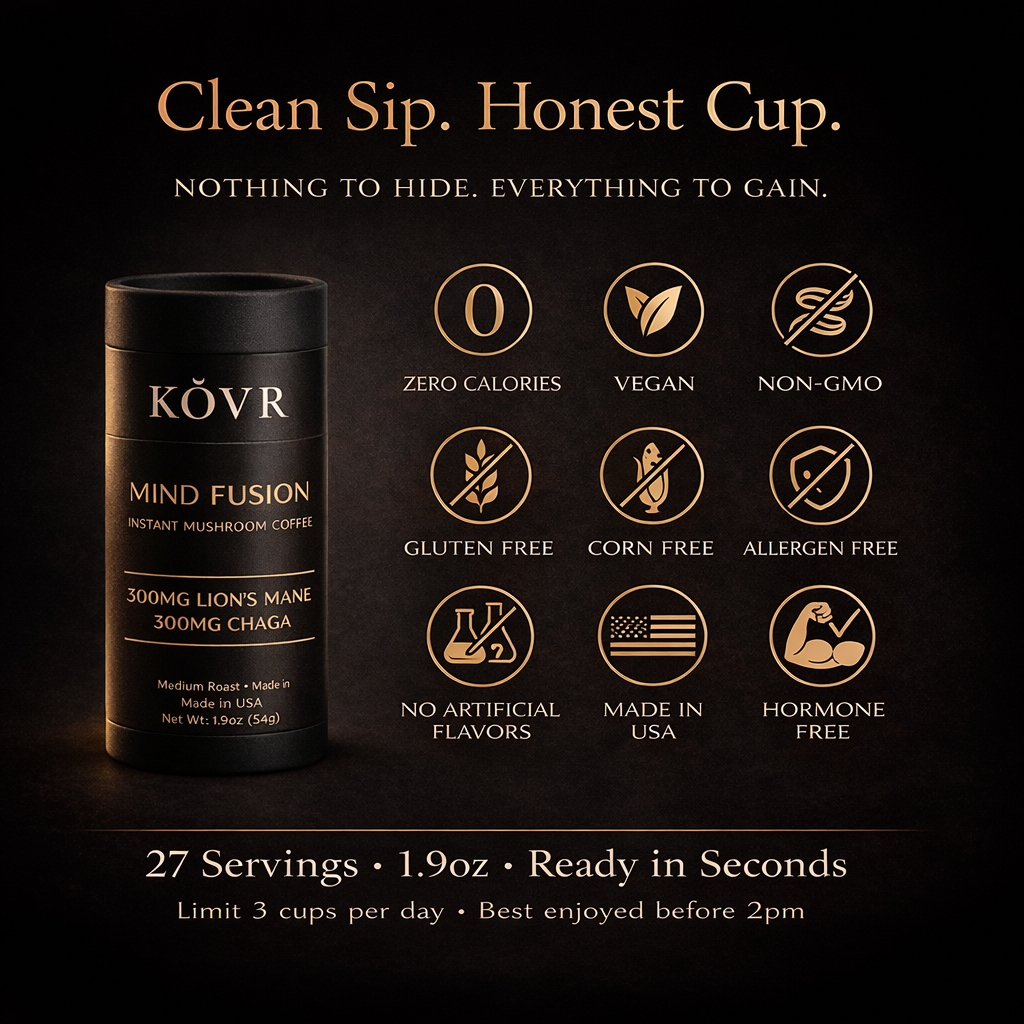 Clean Sip. Honest Cup.